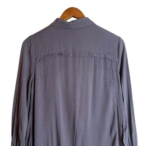 3 for $30! Just fab grey button down shirt - Picture 5 of 7
